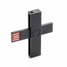 Plus ID Smart Card Reader Compact Black